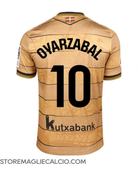 Real Sociedad Mikel Oyarzabal #10 Maglia Gara Trasferta Repliche 2024-25 Maniche Corte